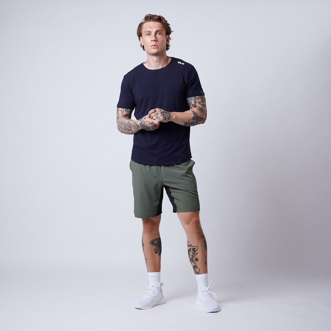 Dino stretch shorts Night blue