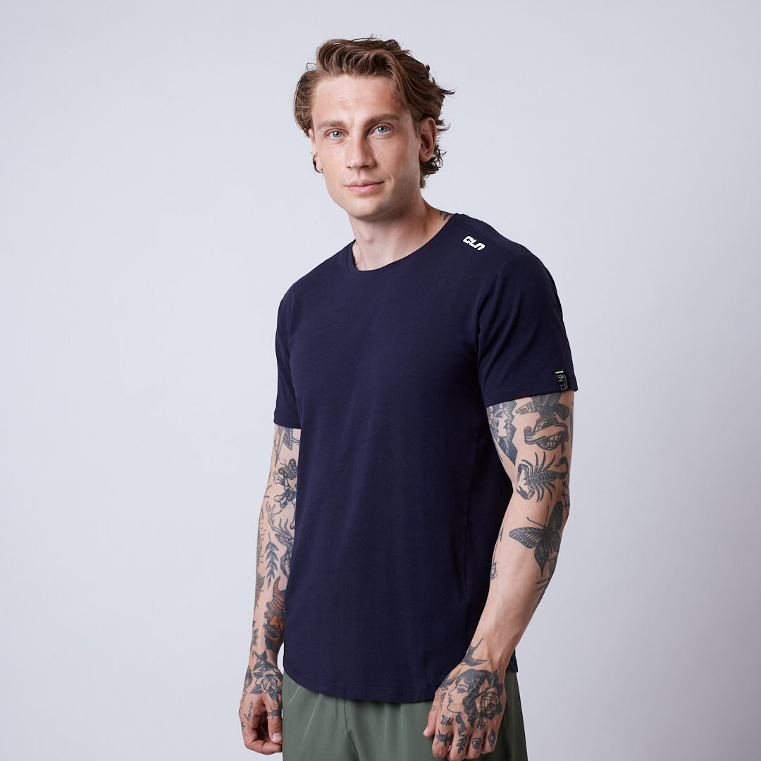 Trap bamboo t-shirt Night blue