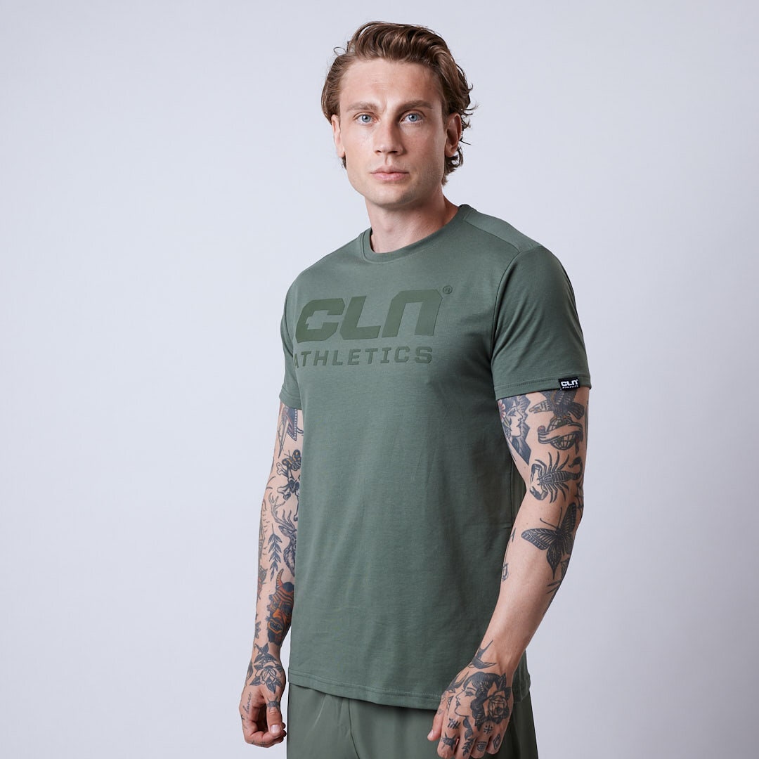 Promo t-shirt Moss green