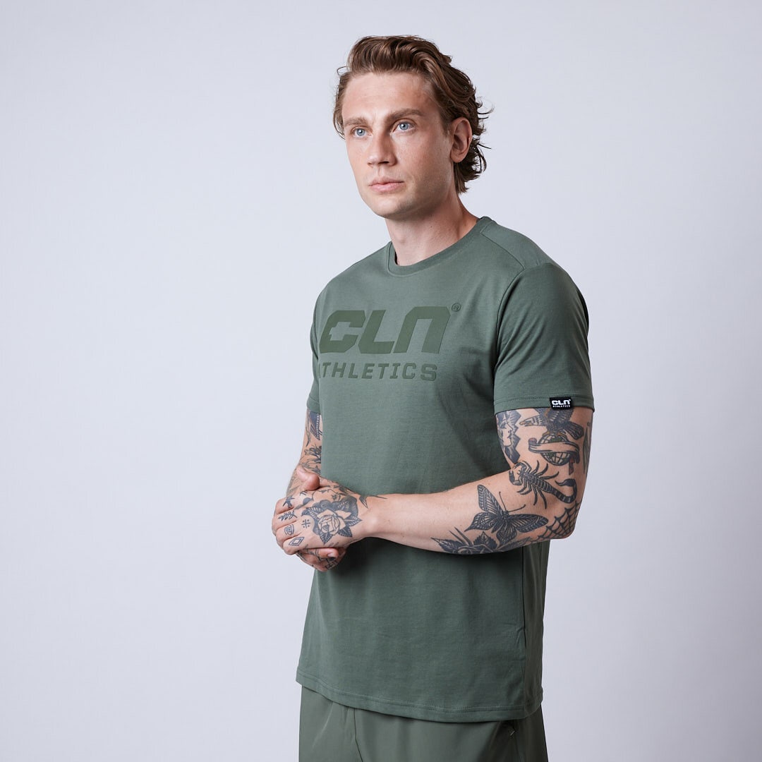 Promo t-shirt Moss green