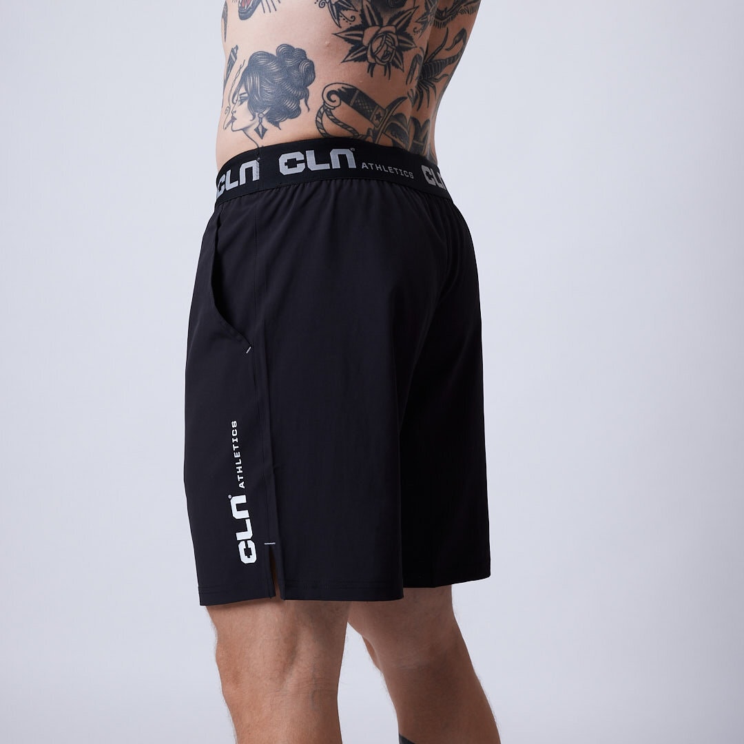 CLN Dino stretch shorts Black