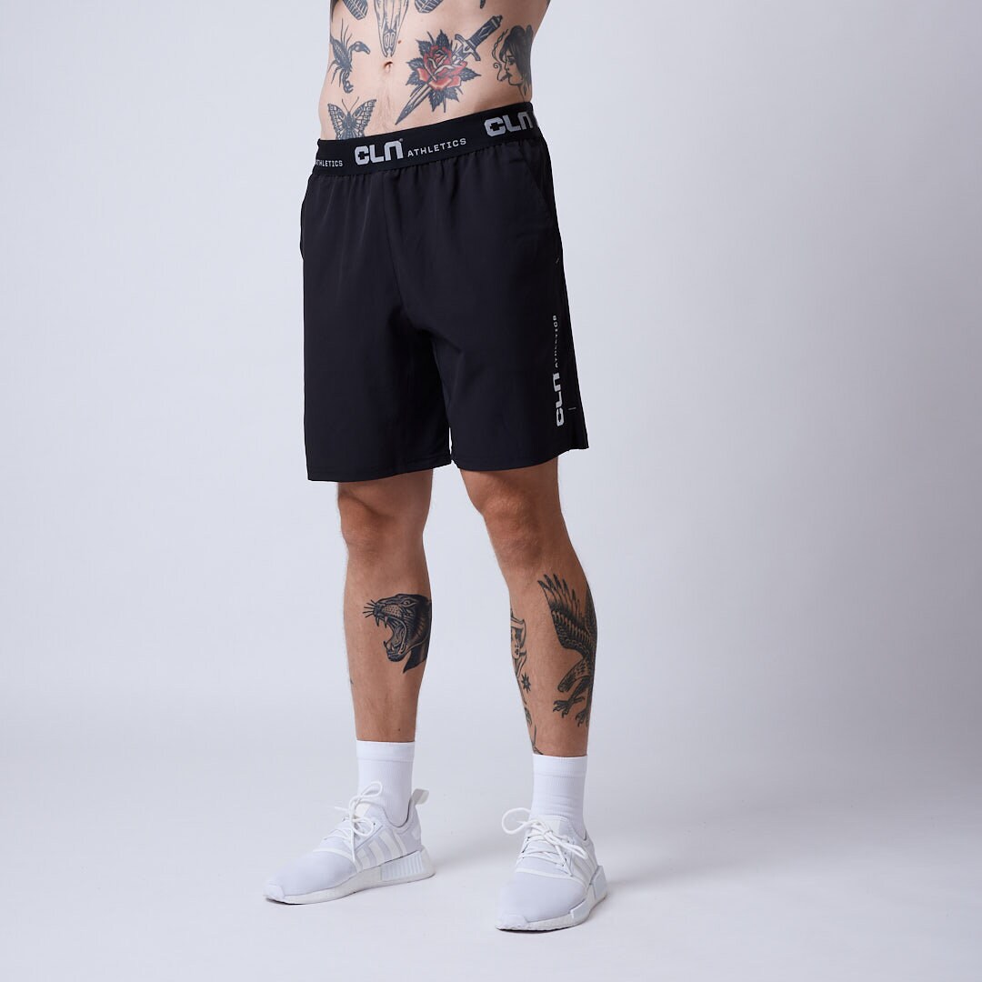 CLN Dino stretch shorts Black