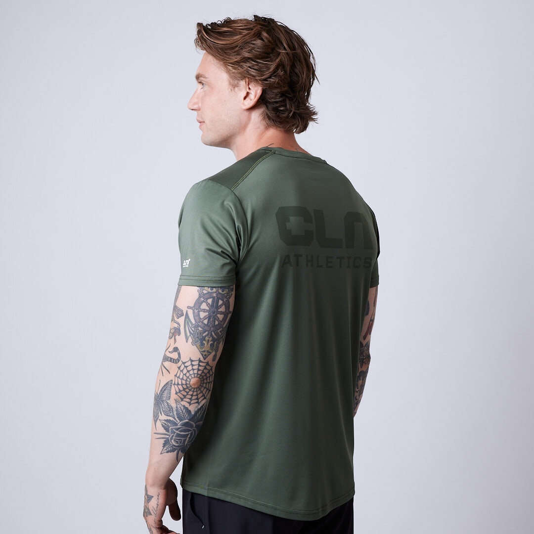 Link t-shirt Moss green