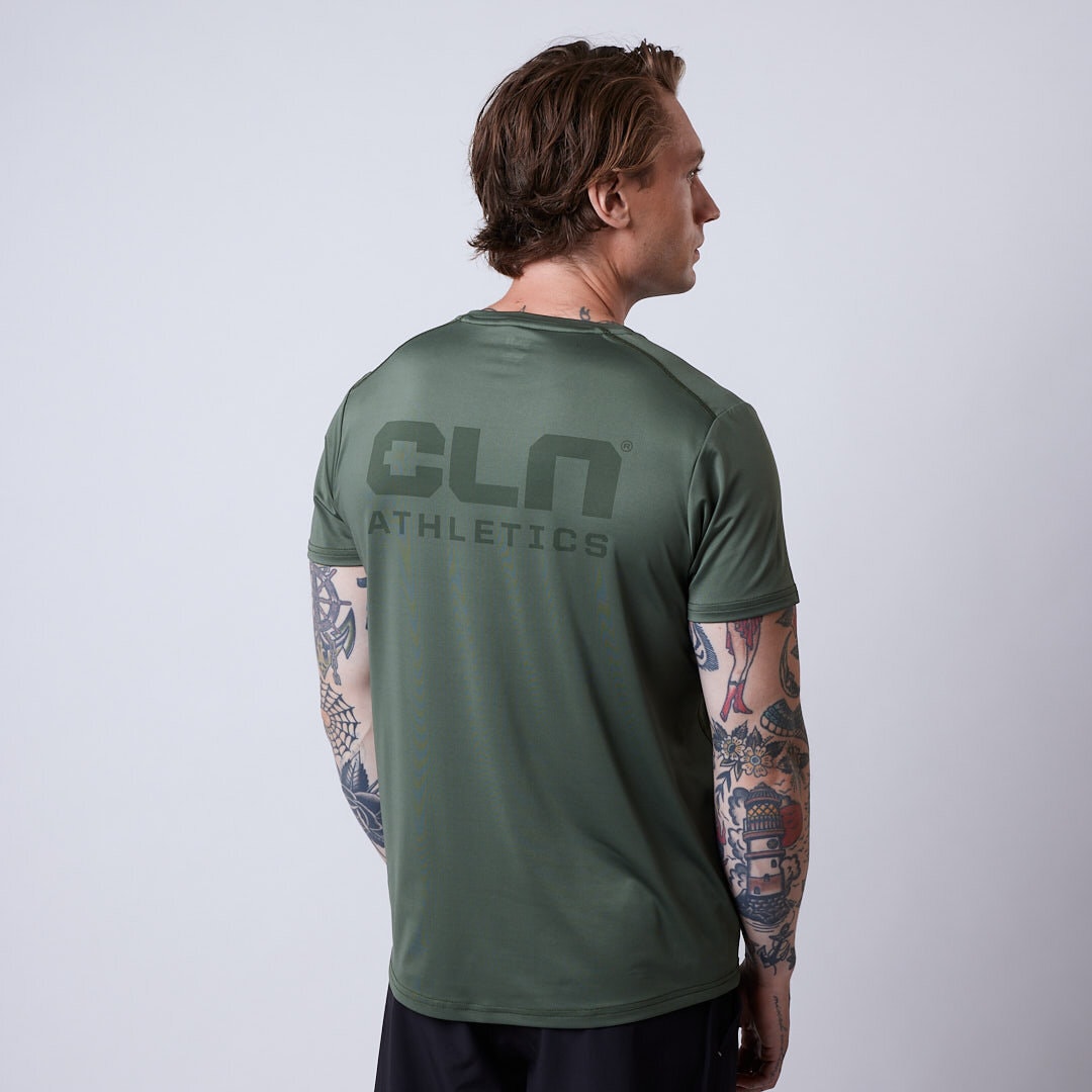 Link t-shirt Moss green