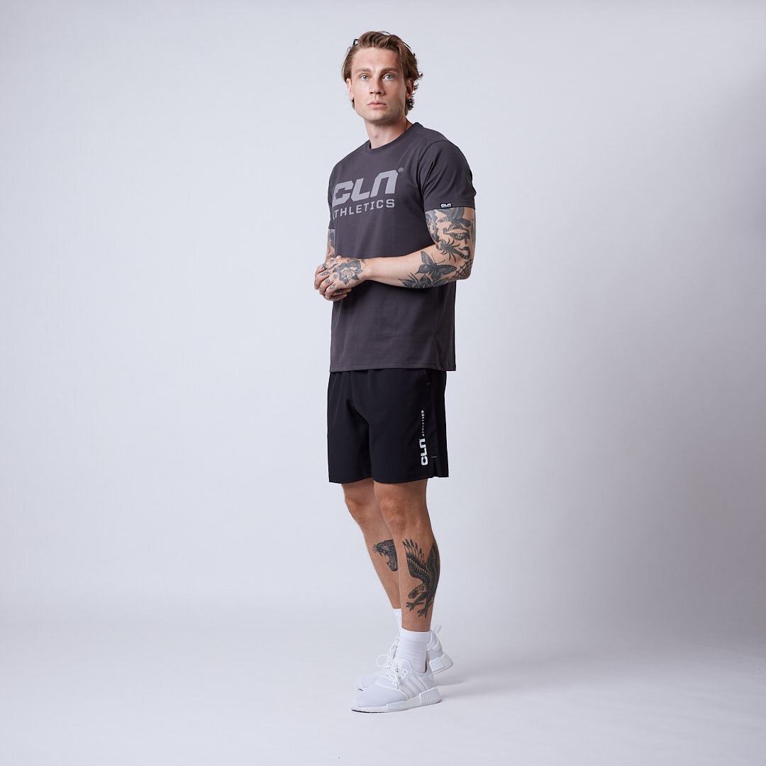 CLN Dino stretch shorts Black