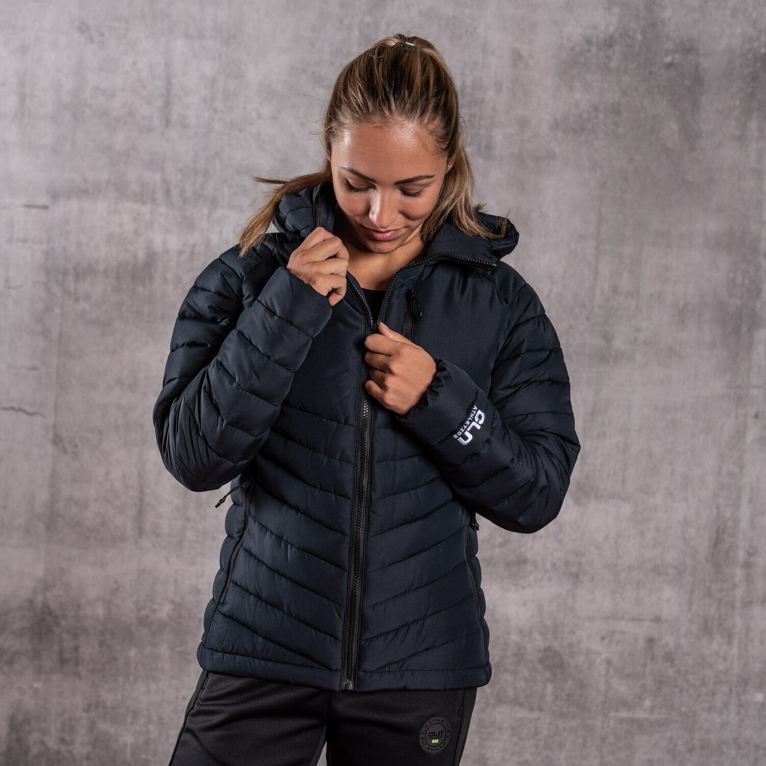 Down jacket women - CLN Heat ws jacket Midnight black - CLN Athletics ...