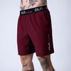 Dino stretch shorts Dark red