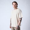 Core relaxed t-shirt print Men Cream white