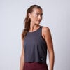 Lunar cropped tank Dark grey
