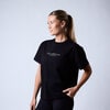 Core relaxed t-shirt print Wmn Black